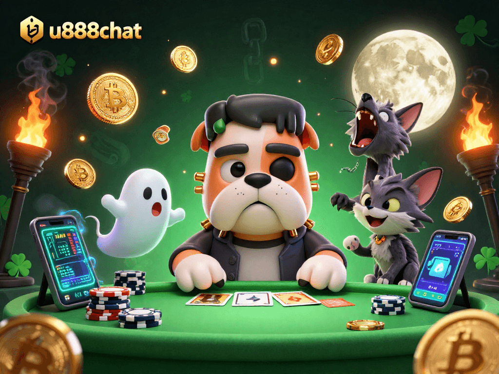 Engage in captivating gameplay at u888chat with dynamic card games featuring unique characters and vibrant crypto elements.