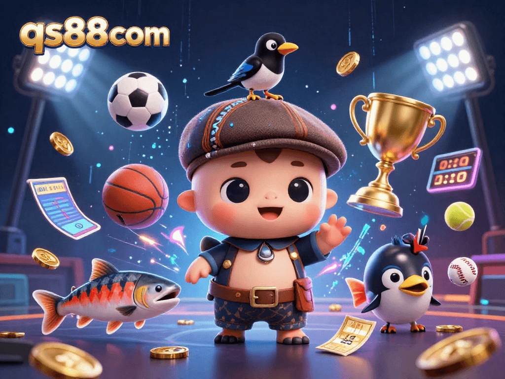 Experience thrilling gameplay at qs88com with vibrant casino elements and cute characters.