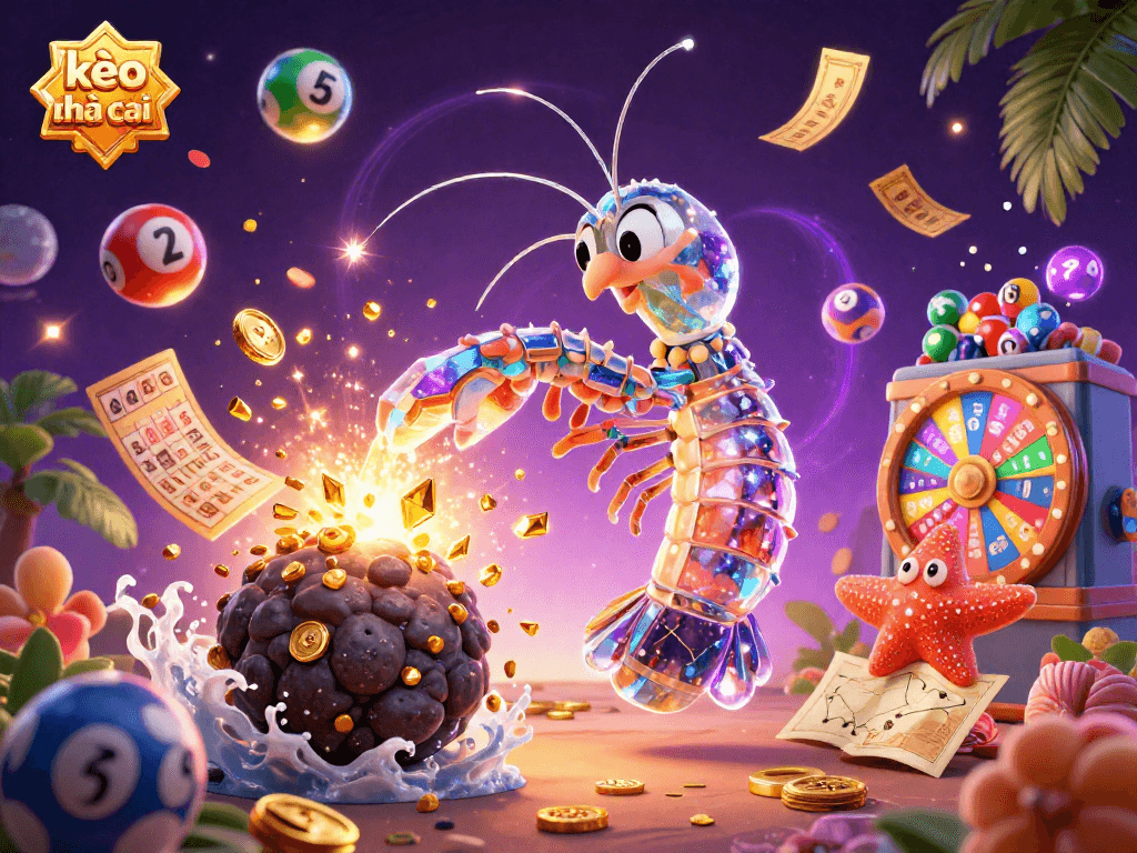 Engage with kèo nhà cái as the mantis shrimp explodes gems while the starfish navigates!