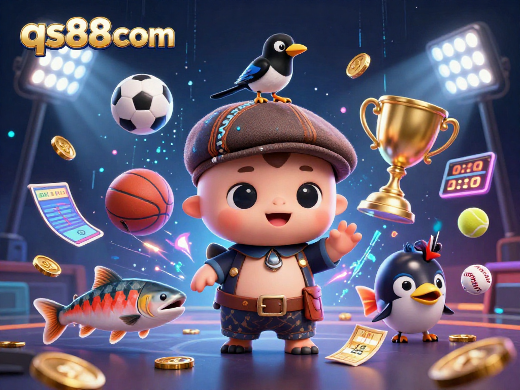 Experience thrilling gameplay at qs88com with vibrant casino elements and cute characters.