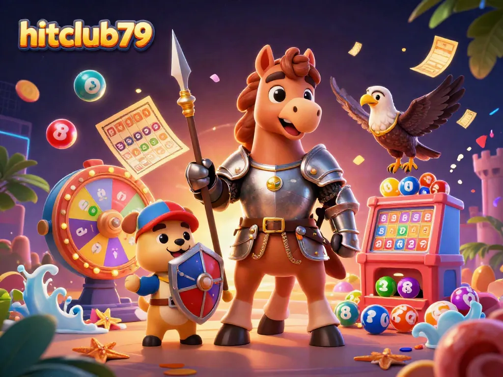 Experience the thrill of gaming at hitclub79 with vibrant lottery elements and dynamic action!