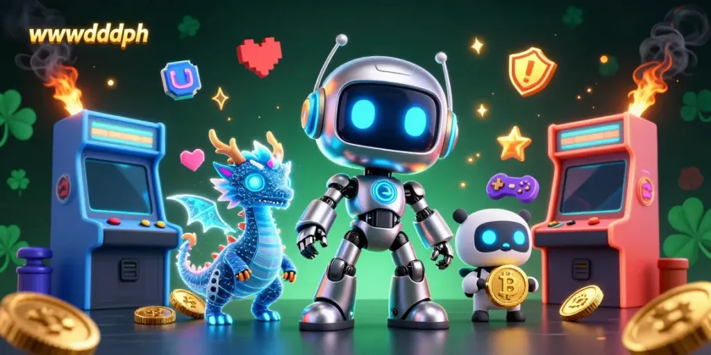 Engage with thrilling gaming experiences at wwwdddph, featuring vibrant 3D casino elements.