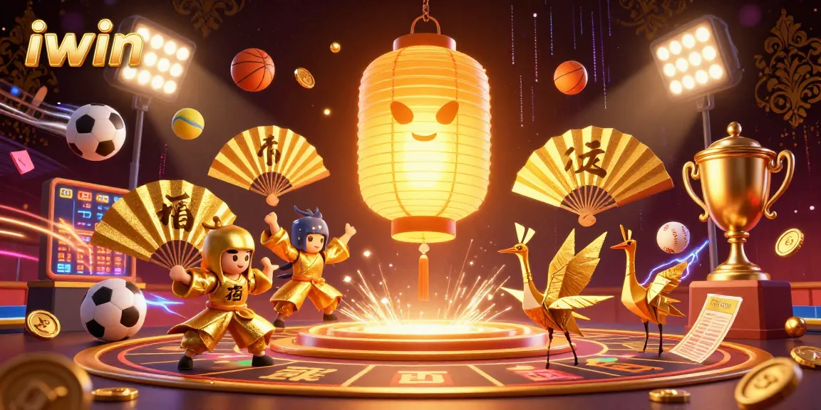 Bet on big wins with iwin's vibrant 3D casino spirit, sports elements, and lavish design.