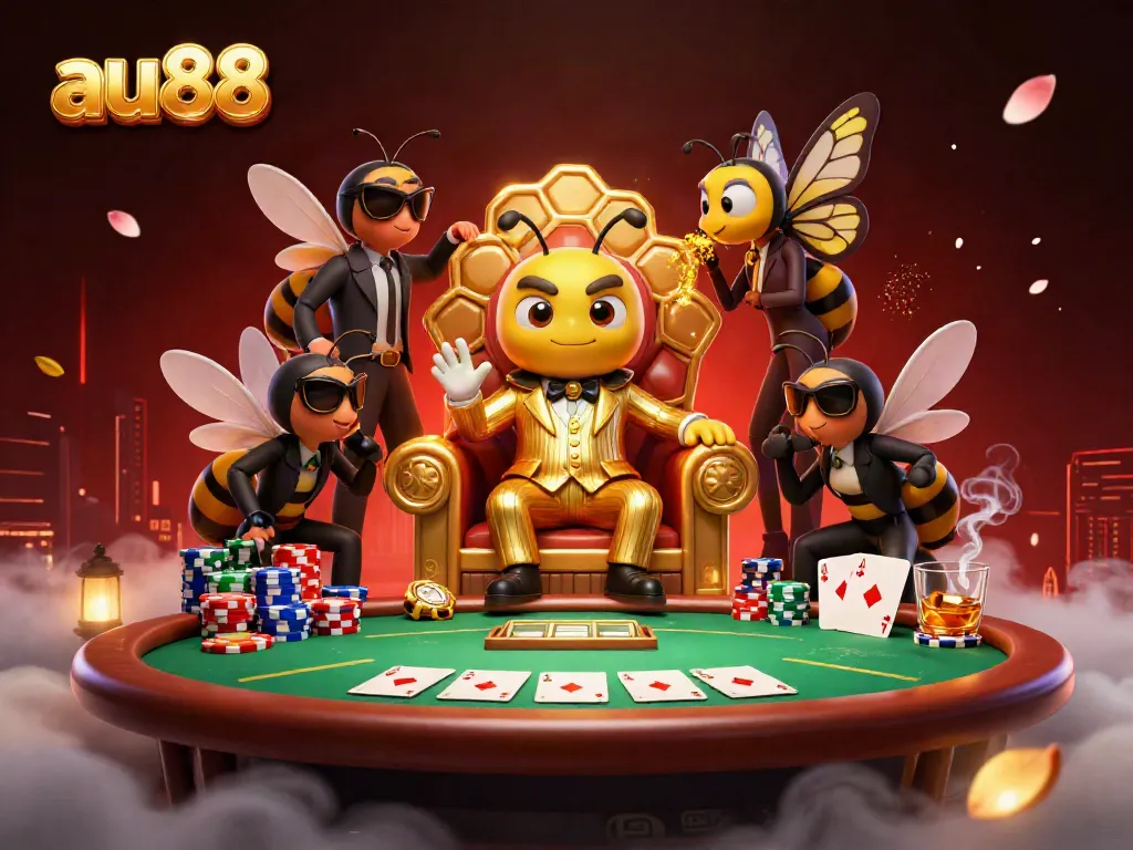Experience the thrill of gambling with au88's vibrant characters and casino elements.