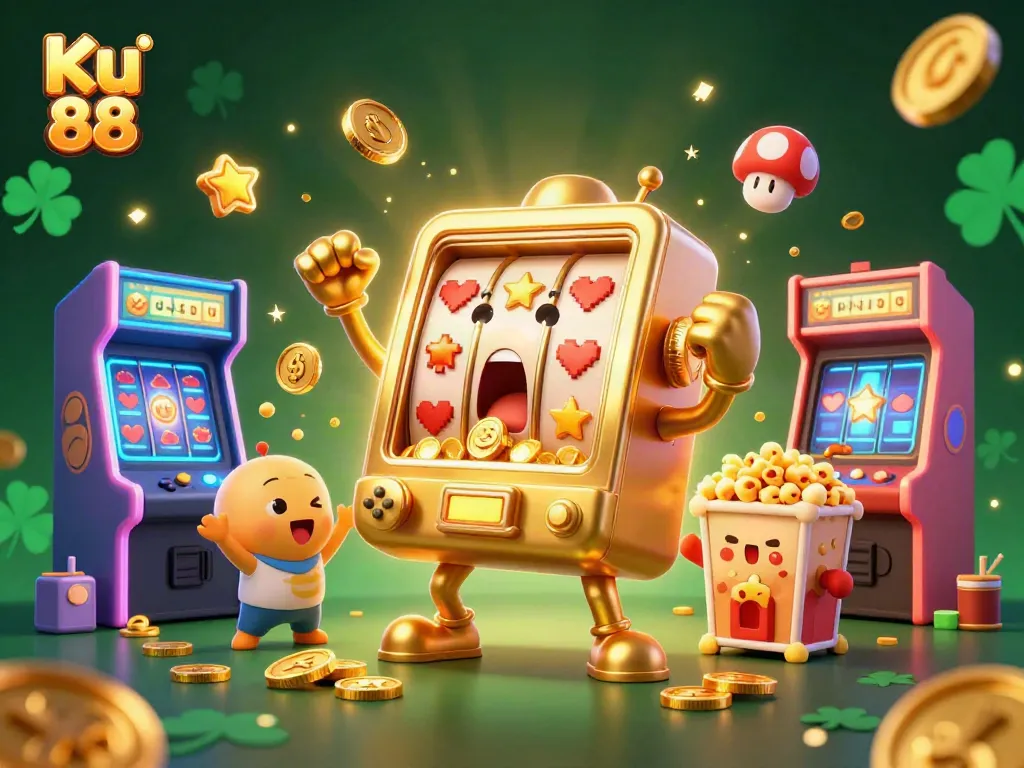 Claim your jackpot with Ku 88's colorful slot machines and vibrant gaming atmosphere.
