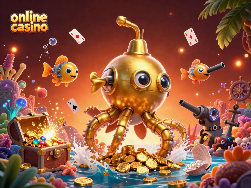 Play exciting games like slots and blackjack at this vibrant online casino scene.